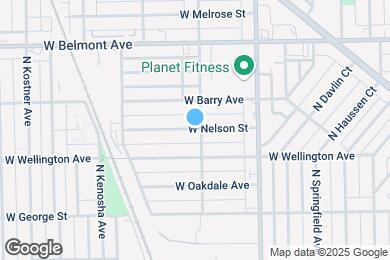 Map image of the property - 4103 W Nelson St