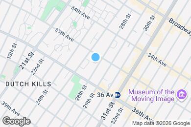 Map image of the property - Spacious 2BR with Oversized Living Room in Astoria