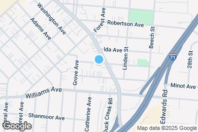 Map image of the property - 2539 Marsh Ave