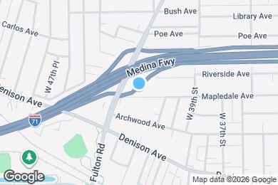 Map image of the property - 4242 Mapledale Ave