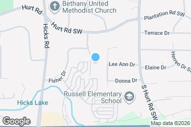 Map image of the property - 3825 Donald Rd SW