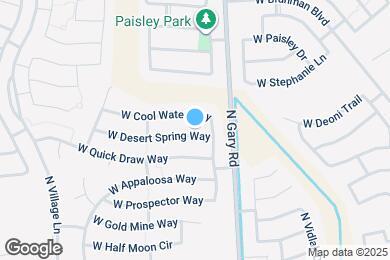 Map image of the property - 1642 W Desert Spring Way