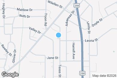 Map image of the property - 703 Texas St