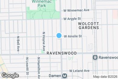 Map image of the property - 4848 N Damen Ave