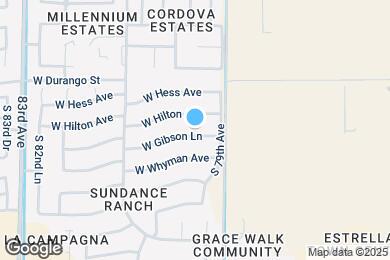 Map image of the property - 7928 W Gibson Ln