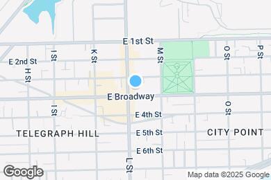 Map image of the property - 762 E Broadway