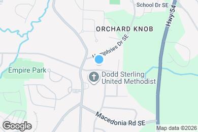 Map image of the property - 454 Oak Dr SE