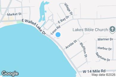 Map image of the property - 743 E Walled Lake Dr