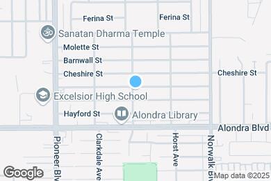 Map image of the property - 12002 Lowemont St