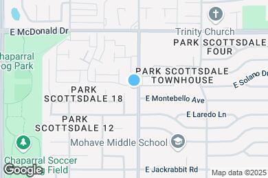 Map image of the property - 5818 N Granite Reef Rd