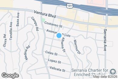 Map image of the property - 21217 De la Guerra St