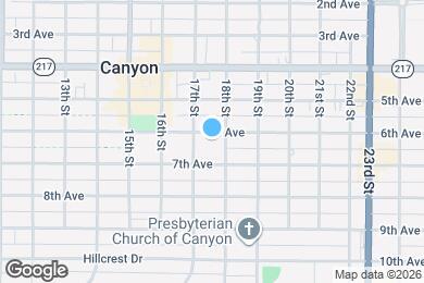Map image of the property - 1710 6th Ave