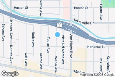 Map image of the property - 4634 Vesper Ave
