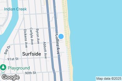 Map image of the property - 9201 Collins Ave