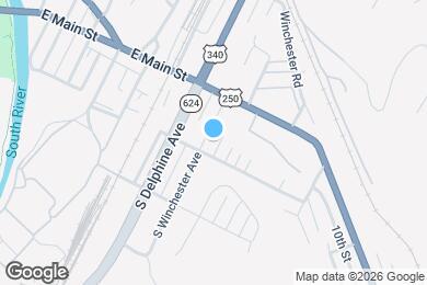 Map image of the property - 164 S Winchester Ave