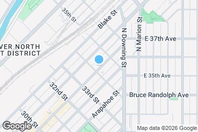 Map image of the property - 3415 Larimer St