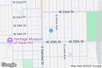 Map image of the property - 3427 S Emerald Ave
