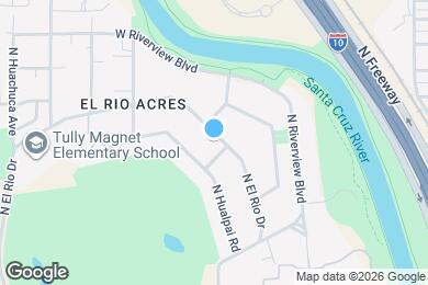 Map image of the property - 1337 W El Rio Dr