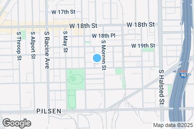 Map image of the property - 1012 W Cullerton St