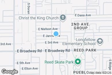 Map image of the property - 1465 E Jarvis Ave