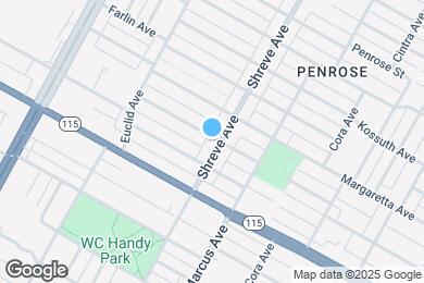 Map image of the property - 3755 Shreve Ave