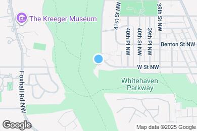 Map image of the property - 4100 W St NW