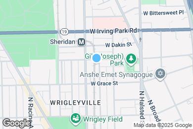 Map image of the property - 3834 N Wilton Ave