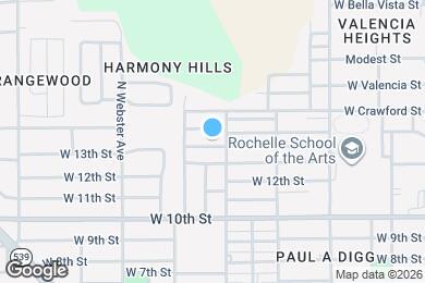 Map image of the property - 807 W 13th St