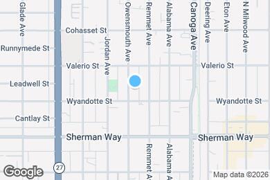 Map image of the property - 7316 Owensmouth Ave