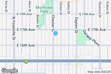 Map image of the property - 1648 Chester St