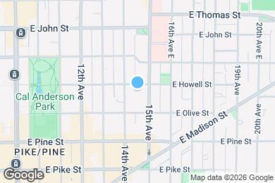 Map image of the property - 1431 E Howell St