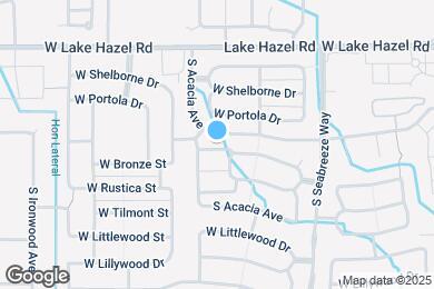 Map image of the property - 9707 W Brogan Dr