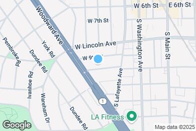 Map image of the property - 522 W Hudson Ave