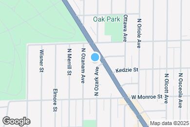 Map image of the property - 8276 N Ozark Ave