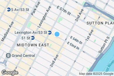 Map image of the property - 250 E 53rd St