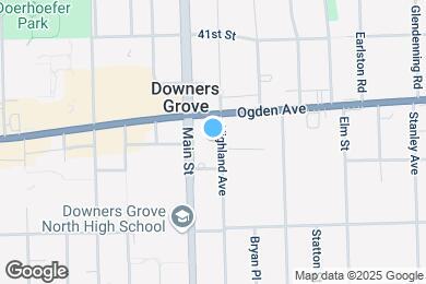 Map image of the property - 4330 Highland Ave