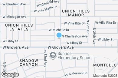 Map image of the property - 17832 N 31st Ave