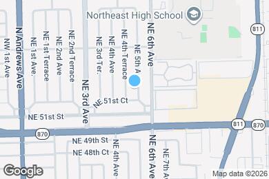 Map image of the property - 5157 NE 5th Ave