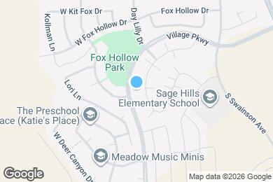 Map image of the property - 3023 S Willow Creek Dr
