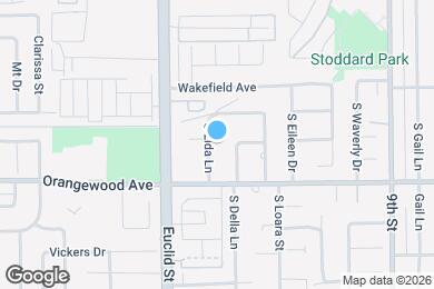 Map image of the property - 2050 S Lida Ln