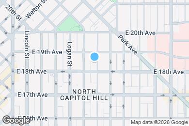 Map image of the property - 1831 N Pearl St