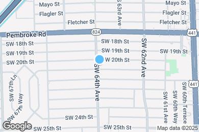 Map image of the property - 6337 SW 20th Ct