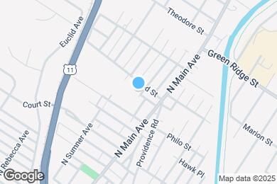 Map image of the property - 1343 Church Ave