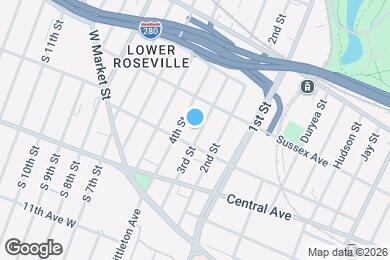 Map image of the property - 46 1/2 3rd St