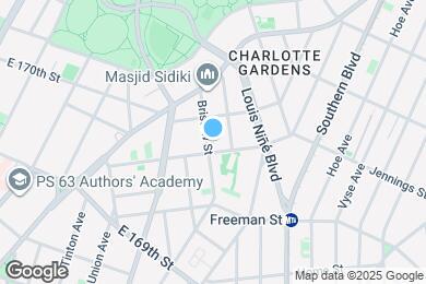 Map image of the property - 1378 Bristow St