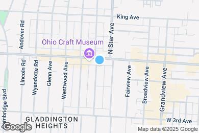 Map image of the property - 1536 Ashland Ave