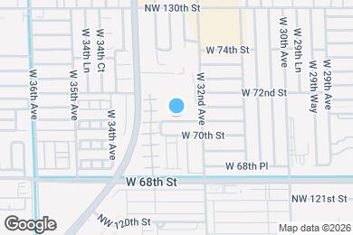 Map image of the property - 3261 W 70th Terrace