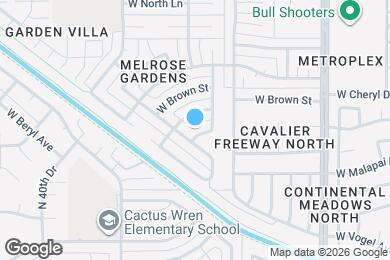 Map image of the property - 3744 W Kariba Dr