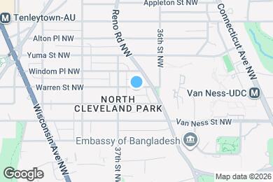 Map image of the property - 3618 Warren St NW
