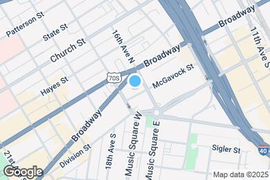 Map image of the property - 1600 McGavock St